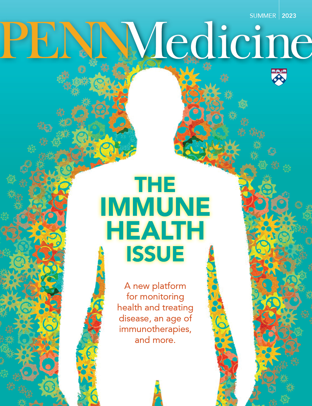 Cover art for the Penn Medicine magazine Immune Health Issue